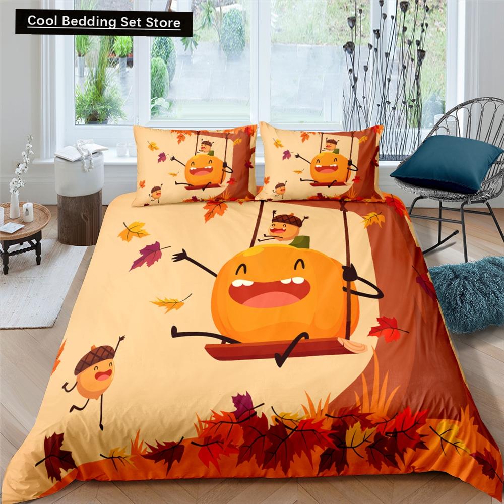 Katze Blumen König Königin Bettbezug Cartoon Kitty Floral Bettwäscheset für Kinder Niedliche Tiere Schwarz 2/3-teilig Polyester Steppdeckenbezug