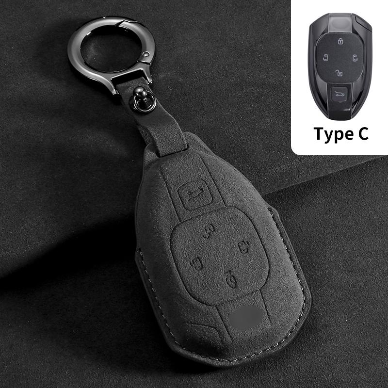 Cross Border Compatible for Trumpchi GS5 GA6 M6 High-qualityGS4 GS3 GS8 Suede Key Case with Keychain From Factory