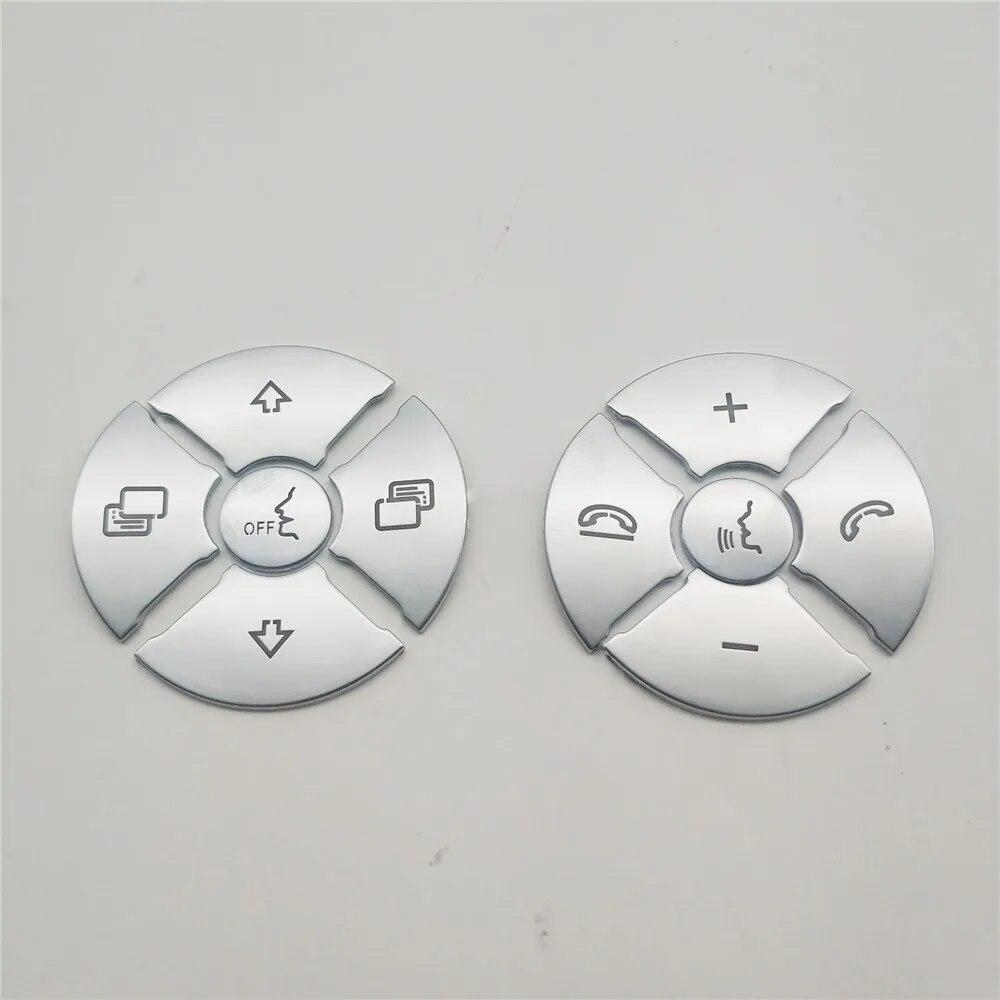 

Модель рулевого колеса, кнопка переключения, наклейка, накладка для Mercedes Benz R 2009-2017 ML GL 2010-2011 CLS 2008-2009 SLK 2009-2010 серебряный