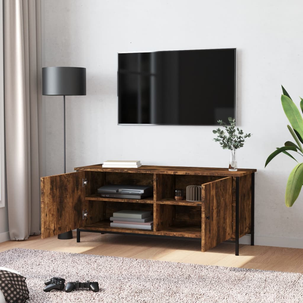 Vidaxl TV Stand, Smoked Oak, 102X35X45 Cm