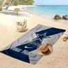 Dallas Cowboys Custom Beach Towel, Print Your Name Text Lightweight Absorbent Towel for Swimming Travel