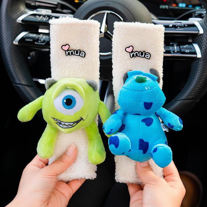 Cute Cartoon Plush Car Seat Belt Shoulder Cover For Neck Protection