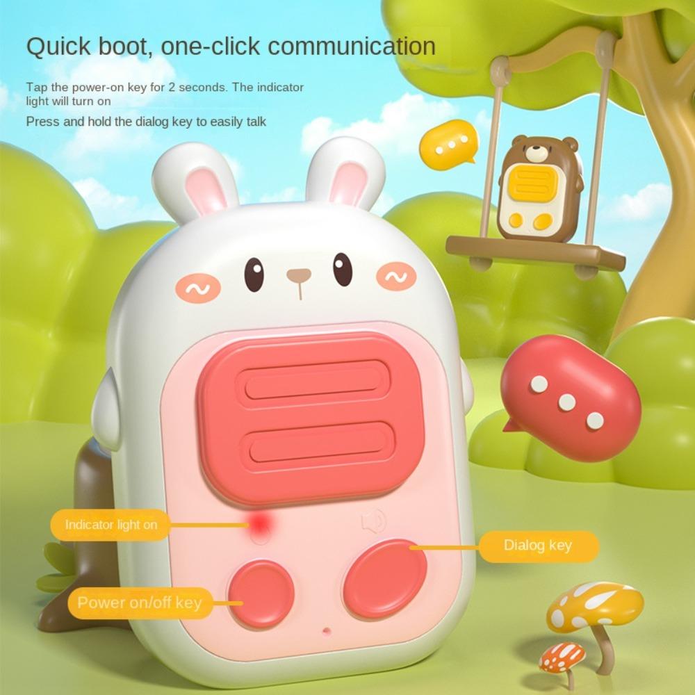 

Electronic Children s Interphone Toys Radio Phone Mini Cartoon Talkie Kids Walkie Talkie Children