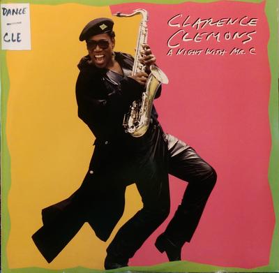 LP Record CLARENCE CLEMONS  A Night With Mr. C C40917 Columbia 1989 US SoulFunk Used