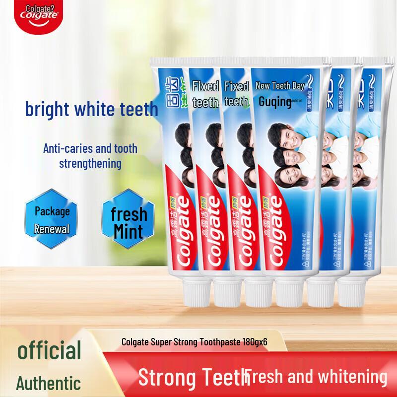 

Зубная паста Colgate Strong Teeth Свежее дыхание Отбеливающая