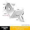 50Pcs Cold Rolled Steel Shelf Support Pegs Electroplated Finish Various Sizes For Home Cabinet Wardrobe Bookshelf