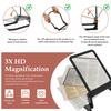 Neck Wear Magnifying Glass with Light Dimmable Elderly Reading Magnifier LED Magnifying Senior Low View