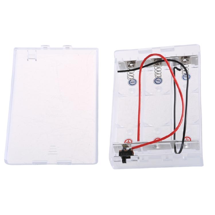 21700 Battery Storage Case, Three Slot Box With Convenient Switching, Transparently Casing For Easy Identification