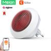 Meian 100dB Siren Alarm Tuya Zigbee Wireless Sound Flash Alarma Sirena Linkage Security Protection Control Via Smart Life APP 3