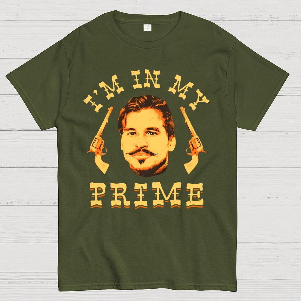 Doc Holliday - I'm in My Prime 100% Cotton Summer Casual Cool Loose T-Shirt