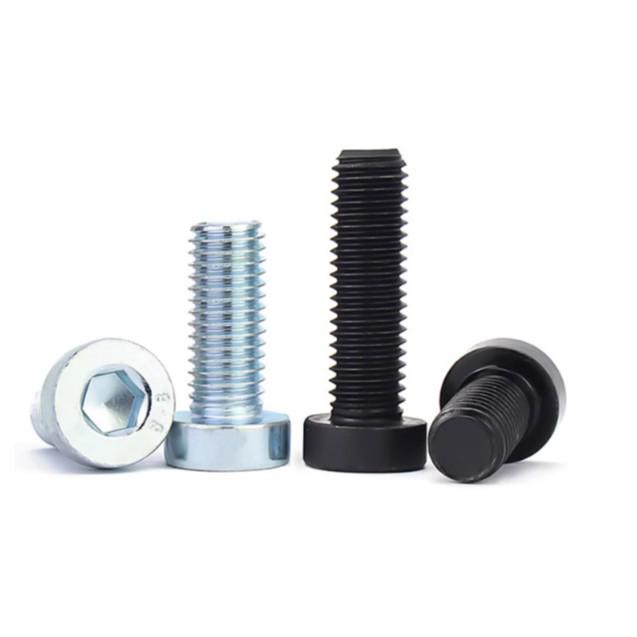 Golden Super Galvanized DIN7984 Low Head Socket Cap Screw, Grade 8.8, Sizes: M4-M12 8.8 Black M4x6