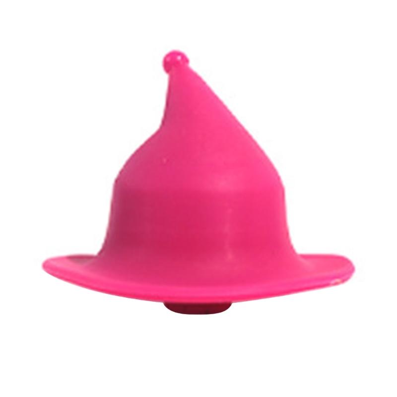 Champagne Corks Wine Stopper Preserver Hat Shaped Wine Saver Pump Silicone Wine Bottle Stopper Perfect for Wine Lover