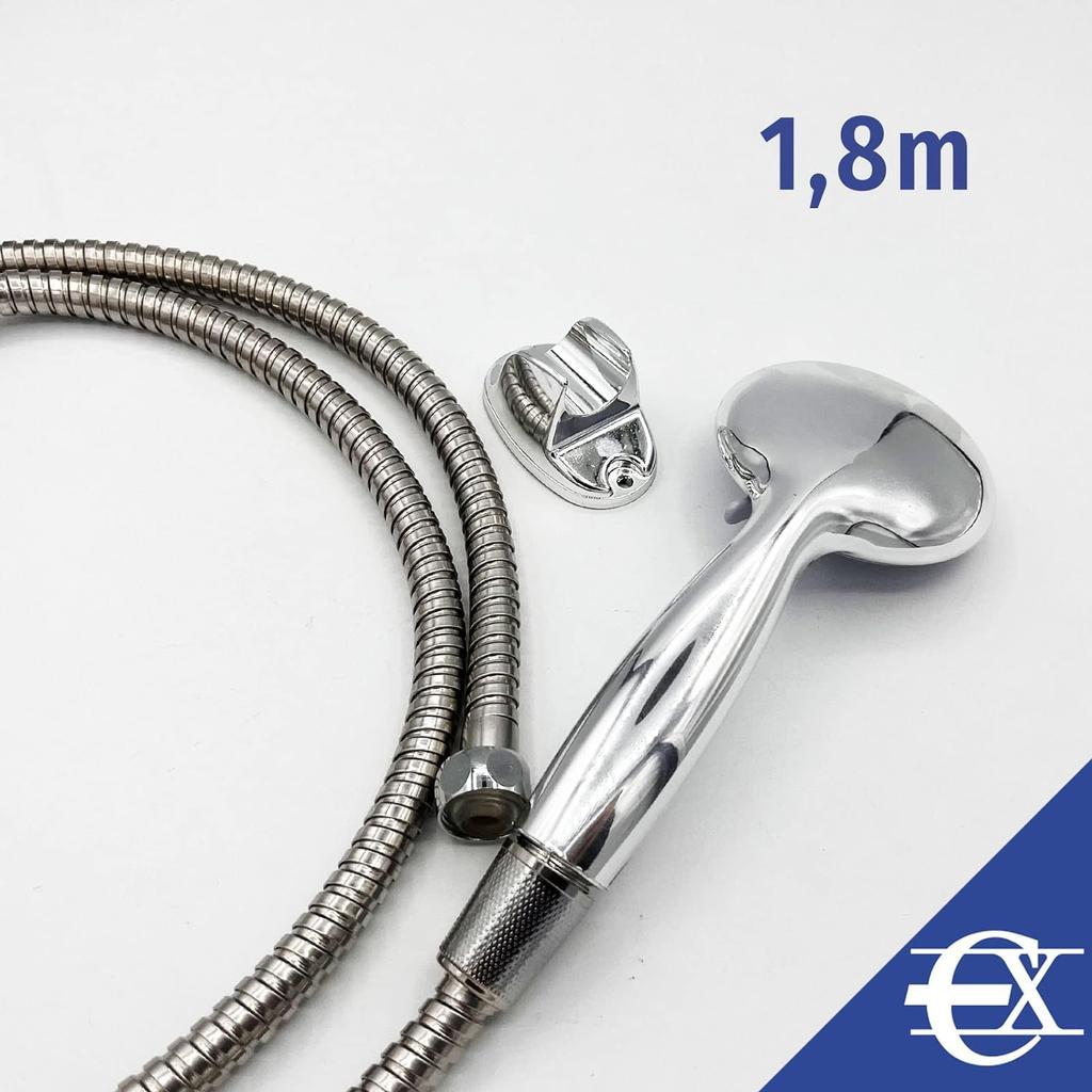 Euroxanty high pressure shower head | Resistant hose | Water saving