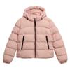 Superdry Women's Padded Hooded Jacket Recycled Polyester Pink