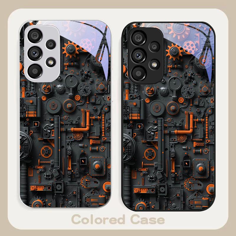 Old Style Drainage Pipe For Samsung Galaxy S24 Plus S20 21 FE S23 Ultra S8 9 A70 72 73 50 51 52 53 Tempered Glass Phone Case