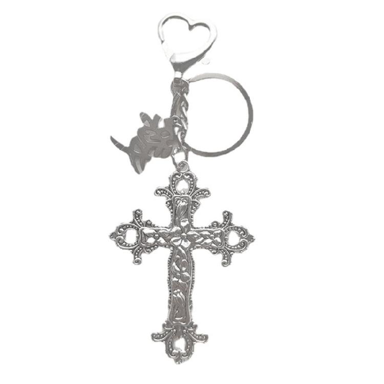 Car Door Key-Tags Religious Catholic Keyring Backpack Pendant Car Ornament 1
