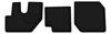 Dywaniki Samochodowe Welurowe Czarne Do: Renault D. Ciężarowy (2013-)