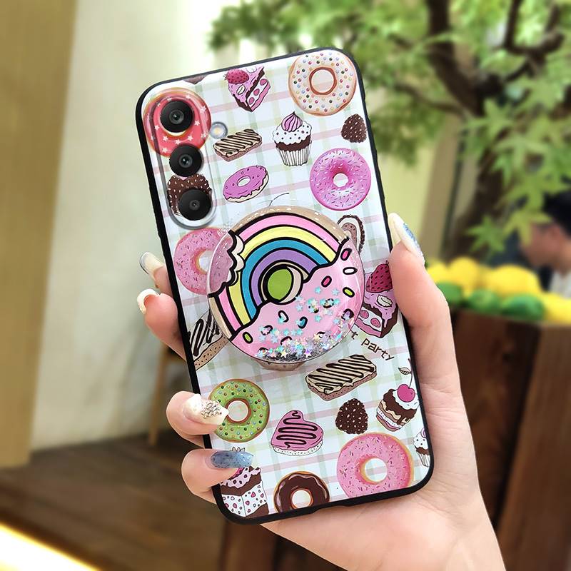 Rotatable stand Kickstand Phone Case For Samsung Galaxy M56 5G/SM-M566B Simplicity cute Durable Skin feel silicone TPU