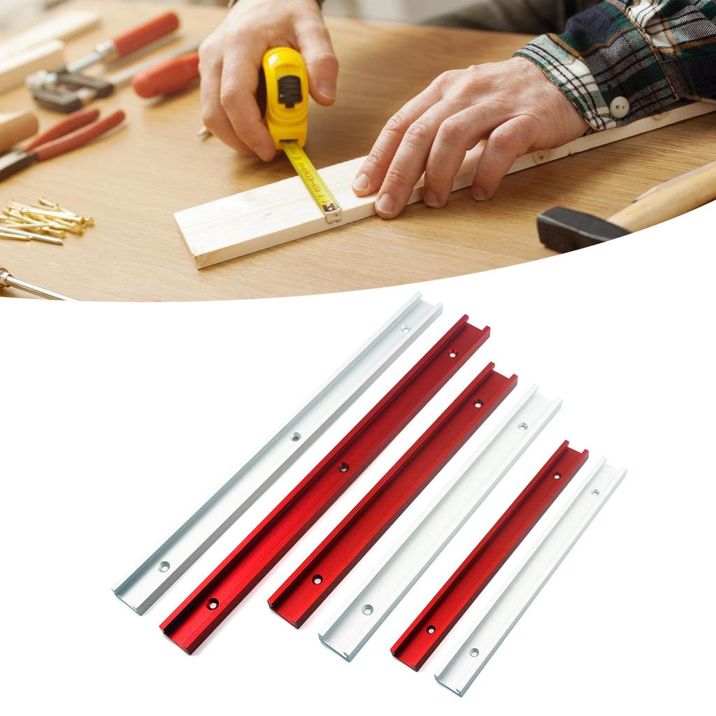 Universal T Track Miter Track for Woodworking Precision Sliding Design Enhances Efficiency 300mm/400mm/500mm Length