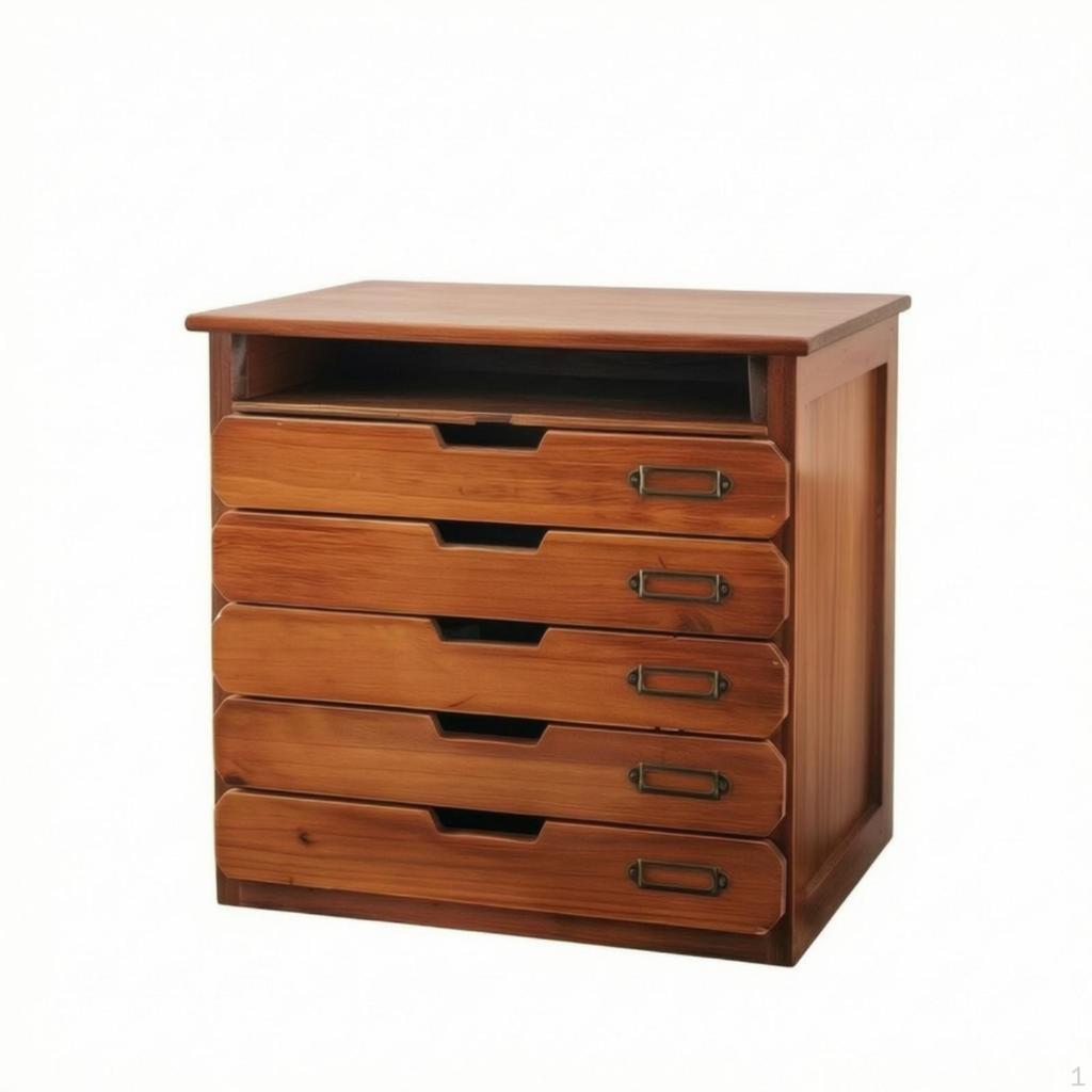 Desktop Storage Cabinet with Drawers | 5Drawer, Vintage, Organizer Drawers, for Home