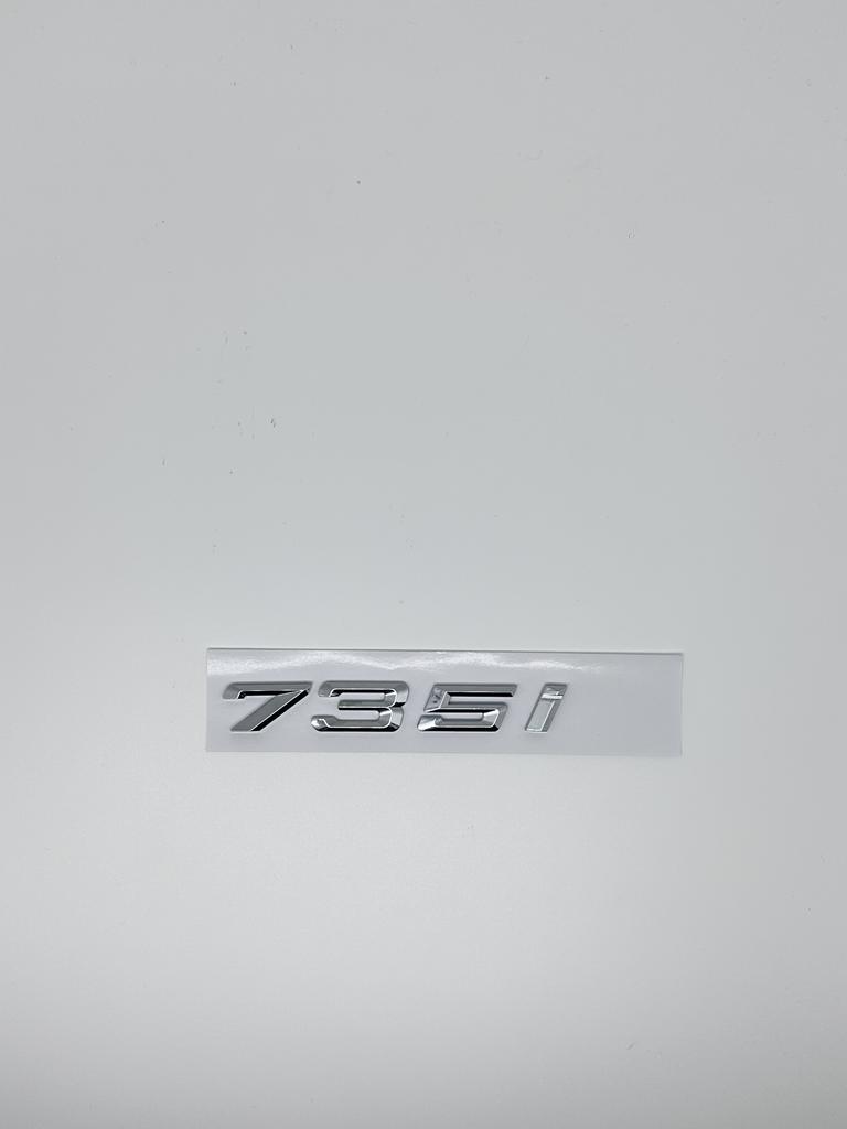 3D ABS Car Trunk Letters Logo Decals Badge Emblem Sticker For BMW 7 Series 730Li 740Li 745Li 750Li 760Li G11 G12 E38 E65 E66 F01