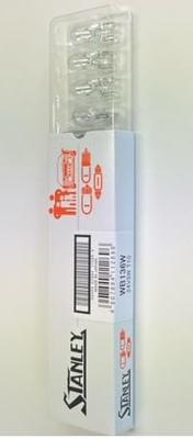 Stanley WB136W Wedge Base Bulb, 24 V5W, Pack of 10