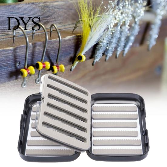 Case PE Double-Layer Sponge Cushion Outdoor Fishing Gear Lure Bait Hook Storage Fly Box