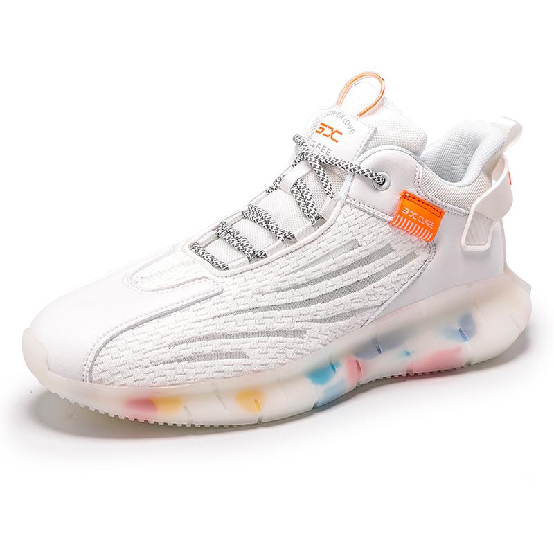 Tide Trend мужские теннисные спортивные кроссовки молодые мужчины студенты школьные прогулки повседневные кроссовки дорожная обувь 38 белый