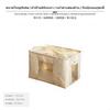 Cotton and Linen Drawstring Storage Box, Transparent Visible Fabric Storage, Home Wardrobe