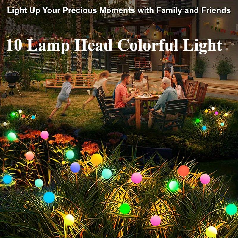 

Solar Firefly Spike Light Outdoor Commercial Street and Area Lighting, Garden Path Marking Light, Garden Decoration Lawn Pole Light, Park Driveway