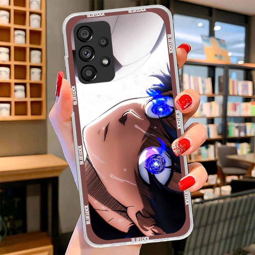 Anime Blue Lock Phone Case For Samsung Galaxy A17 A37 A57 A16 A26 A36 A56 A15 A25 A35 A55 A14 A24 A34 A54 A13 A23 A33 A53 A15 A2