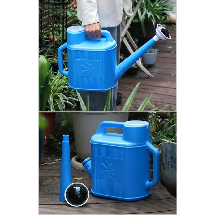 10L Plastic Watering Can Small Garden Watering Can with Comfortable Handle Long Spout Watering Can for Indoor Outdoor