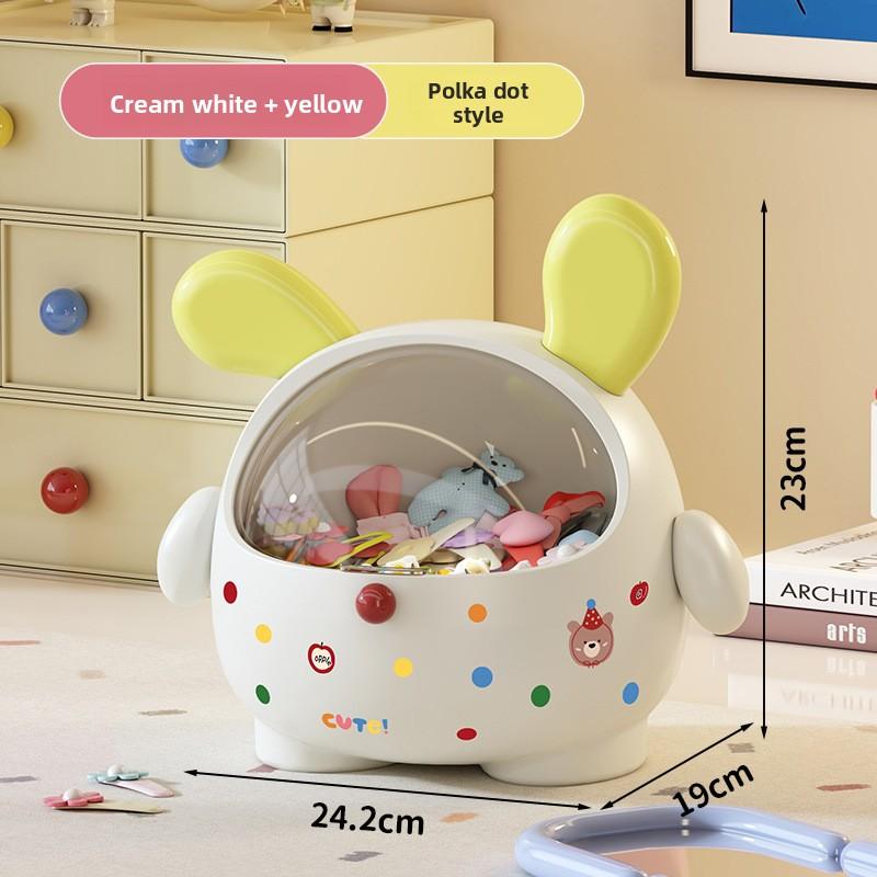 Desktop Storage Box Cartoon Large Capacity Creative Plastic Hairpin Jewelry Mini Premium Hair Accessories Storage Box