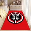 Red Shield Carpet with SC Logo suitable as a non-slip mat for the living room or bedroom sofa