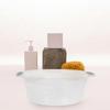 Multi-Functional Plastic Wash Basin Large Capacity Portable Lightweight Bathroom Kitchen Camping Face Hand Foot Vegetable