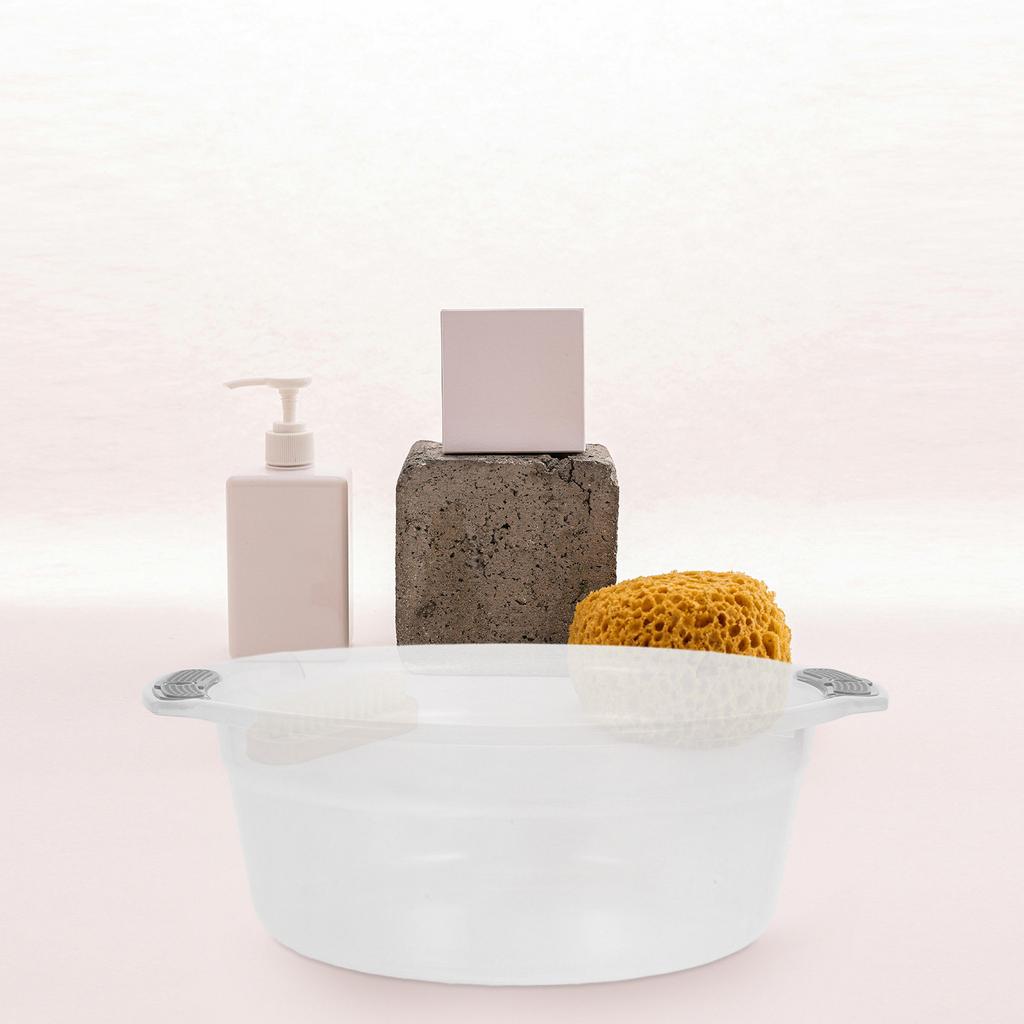 Multi-Functional Plastic Wash Basin Large Capacity Portable Lightweight Bathroom Kitchen Camping Face Hand Foot Vegetable