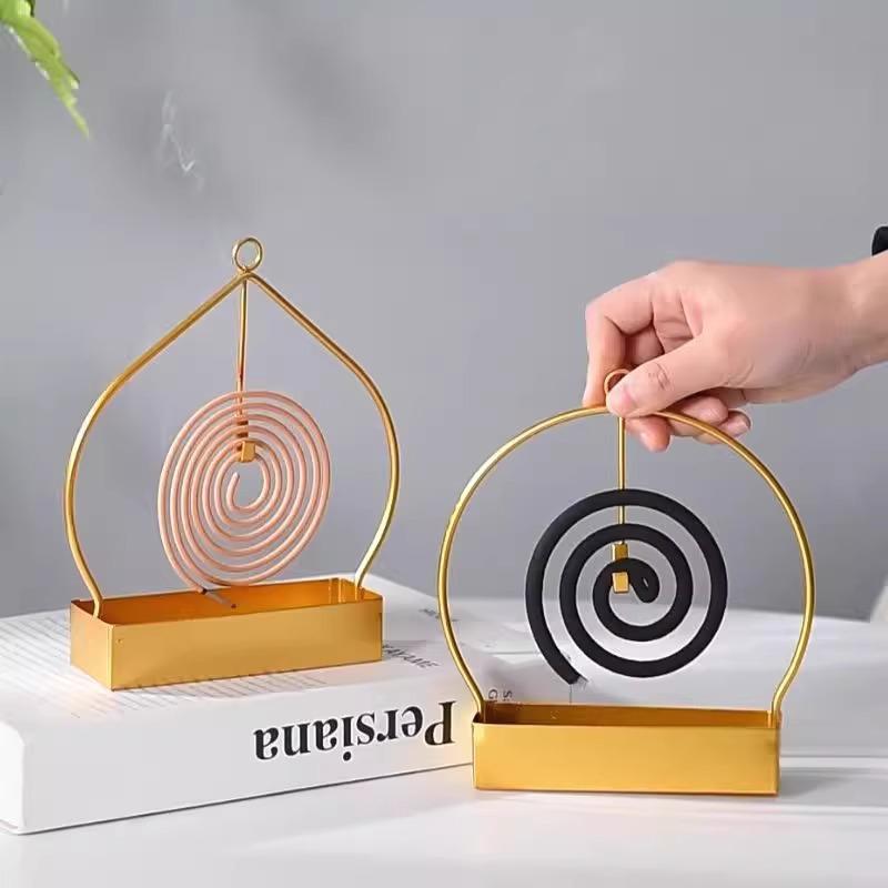 Creative Wrought Iron Fireproof Mosquito Coil & Incense Holder