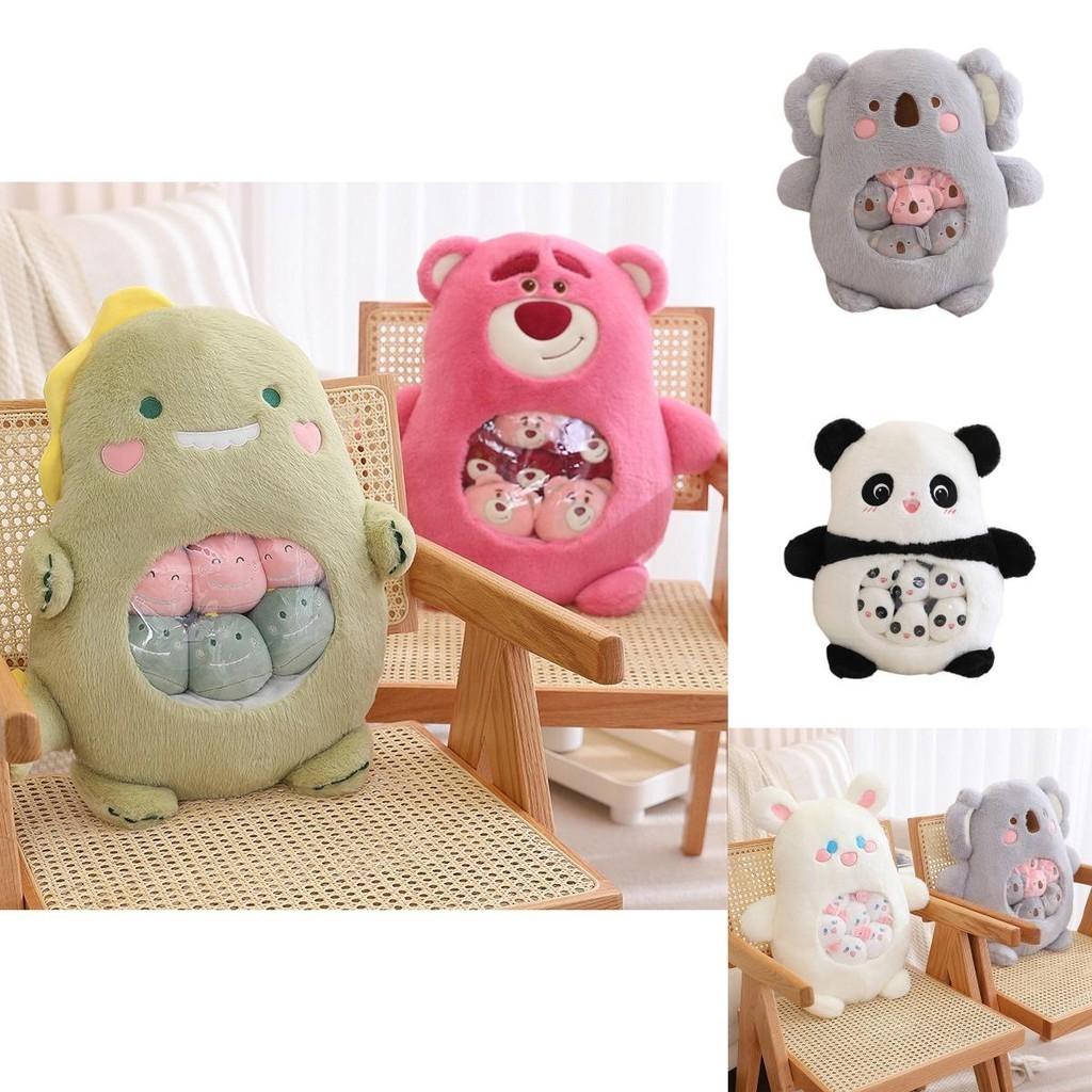 Cute Short Plush Cartoon Snack Pillow Stuffed Animal Toy For Kids Girls Birthday Gift 50x40cm