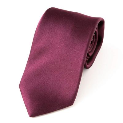 Stil Gleichwertige Seide Hergestellt in Kyotango Webart 100% Krawatte, Japan, Hochzeit, Geschäftlich, Einfarbig, (Bordeaux)