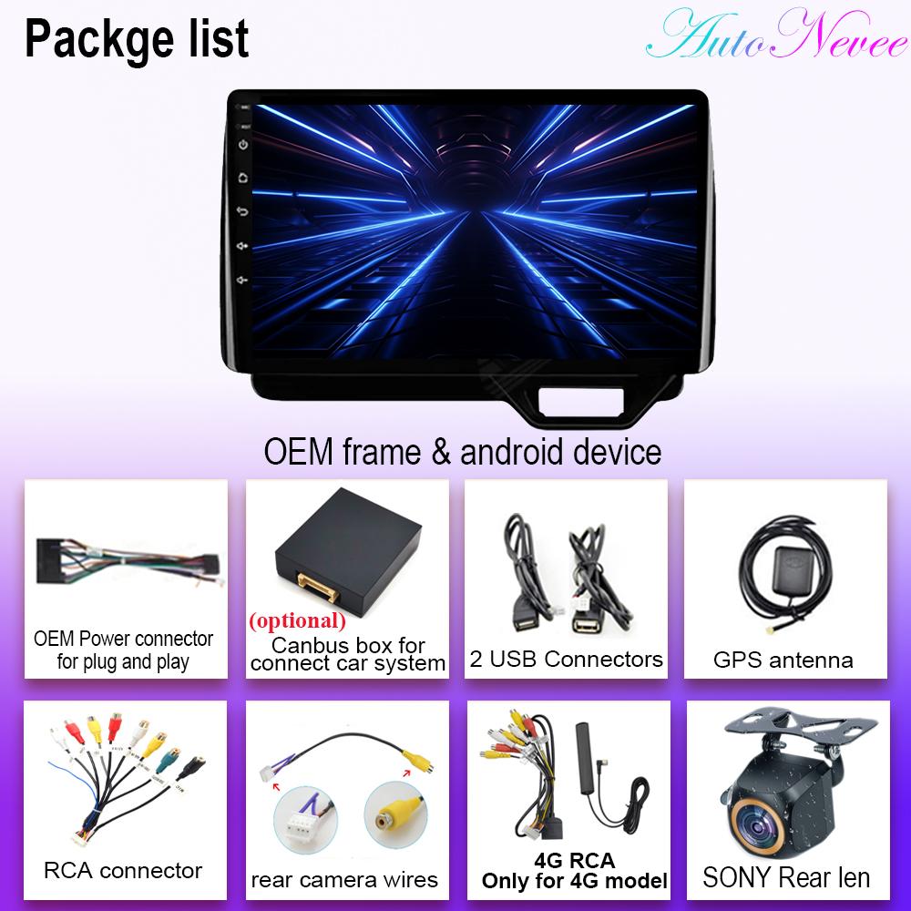 Android 14 For Honda N-BOX II 2 JF34 2017 2018-2021 Stereo Navigation Multimedia Screen Autoradio Head Unit Carplay NO 2 Din DVD
