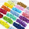 144PCS Gifts Mini Artificial Rose Flower Paper Rose 2CM Fake Flower Bouquet Home Decor DIY Paper Rose Bouquet Party Decorations