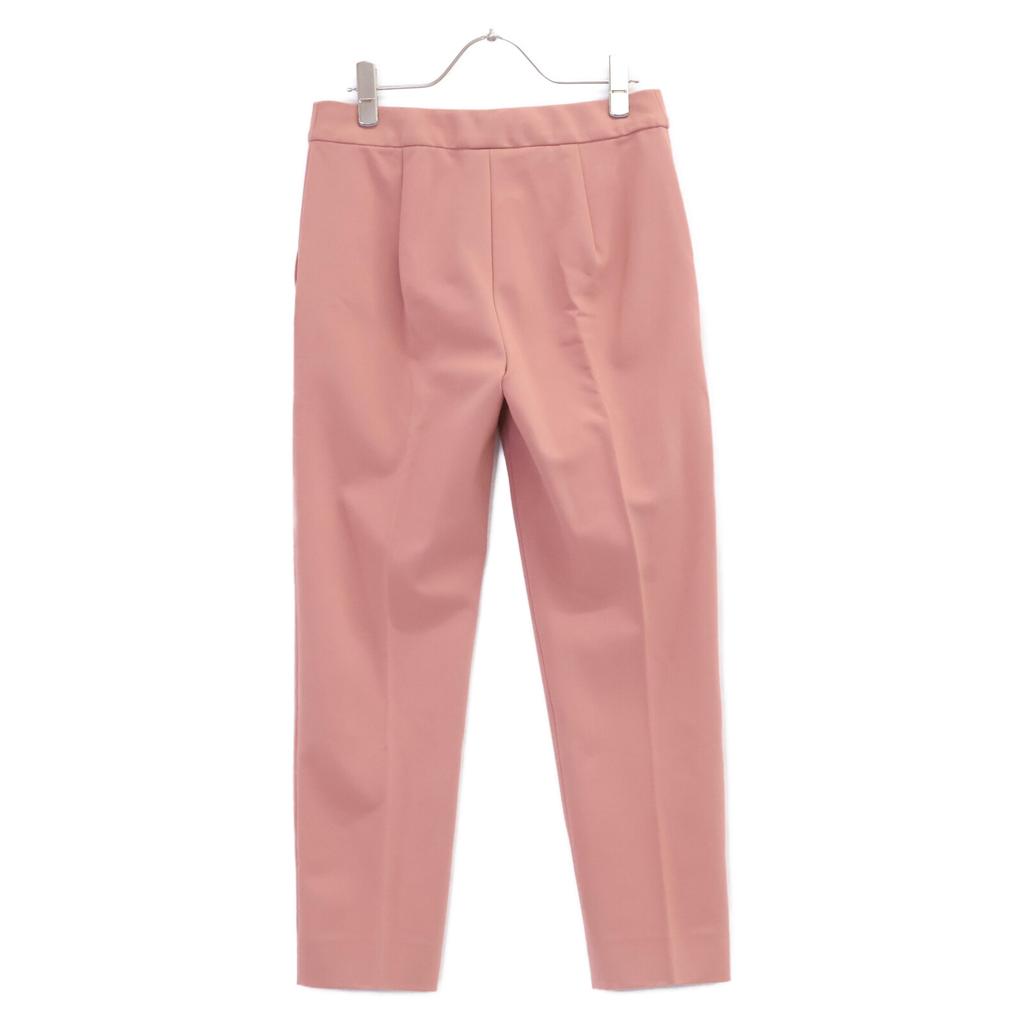 Max Mara 11-78-60241 Nylon pink one-tuck stretch pants Bottoms 38 pinkUsed