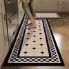 Long Rug for Kitchen Carpet Waterproof Pvc Floor Mat Leather Oil-proof Non-slip Area Rugs Home Decor Foot Mats Alfombra Cocina