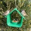 Vannbeskyttet fuglemater Husformet Hengende fuglemater Værbestandig Utendørs fuglemater for Veranda Balkong Terrasse Hage Bakgård