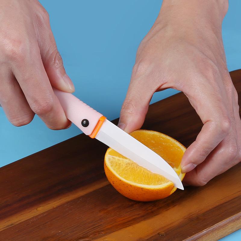 Tragbares Mini-Klappmesser, Keramik-Schälmesser, Obstmesser, tragbarer Schlafsaal, niedliches tragbares Schneidemesser, Küchenzubehör, Werkzeuge