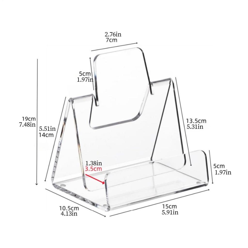 Acrylic Stands For Display Literature Rack Desk Organizer Acrylic Literature Display Stand For Magazines Booklets Pamphlet Menus