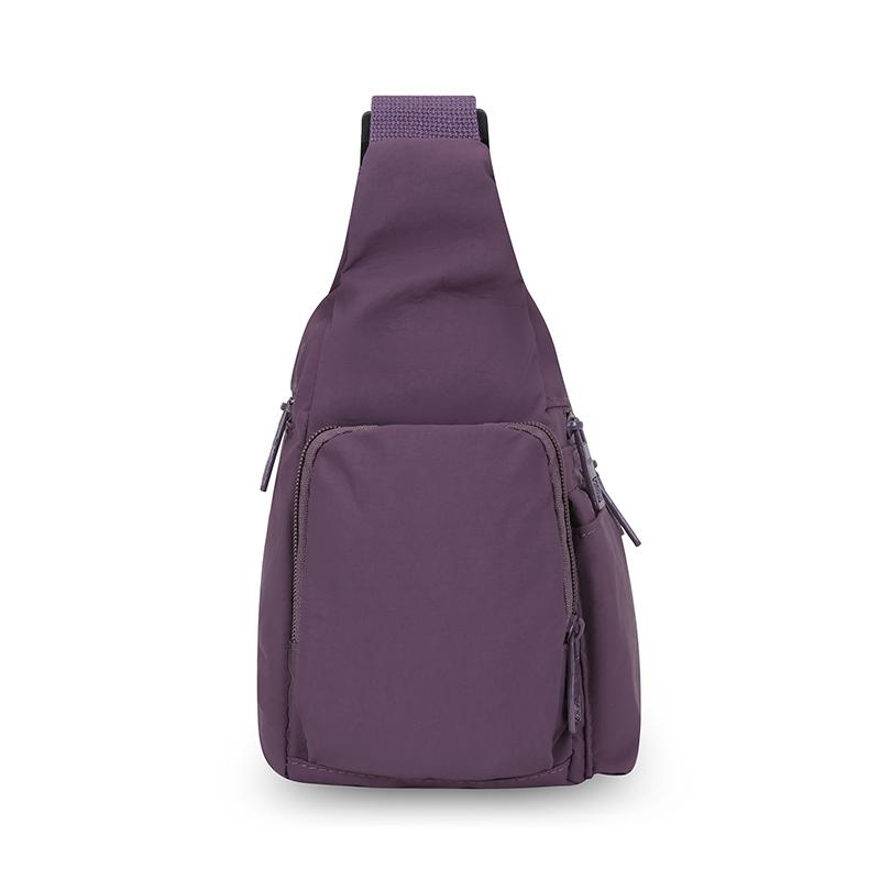 Wasserdichte Nylon-Crossbody-Tasche für Damen Mehrere Taschen Schulter-Handtasche mit Reißverschluss