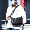 Korean-Style Trendy Men's Versatile Crossbody Bag | Casual Commute-Friendly Fashionable Small Square Bag