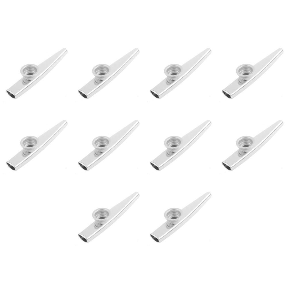 

10/20Pcs Aluminum Alloy Metal Kazoo For Guitar Instrument Music Lovers Instrument Musical Woodwind Instrument Flutes Mouth Kazoo