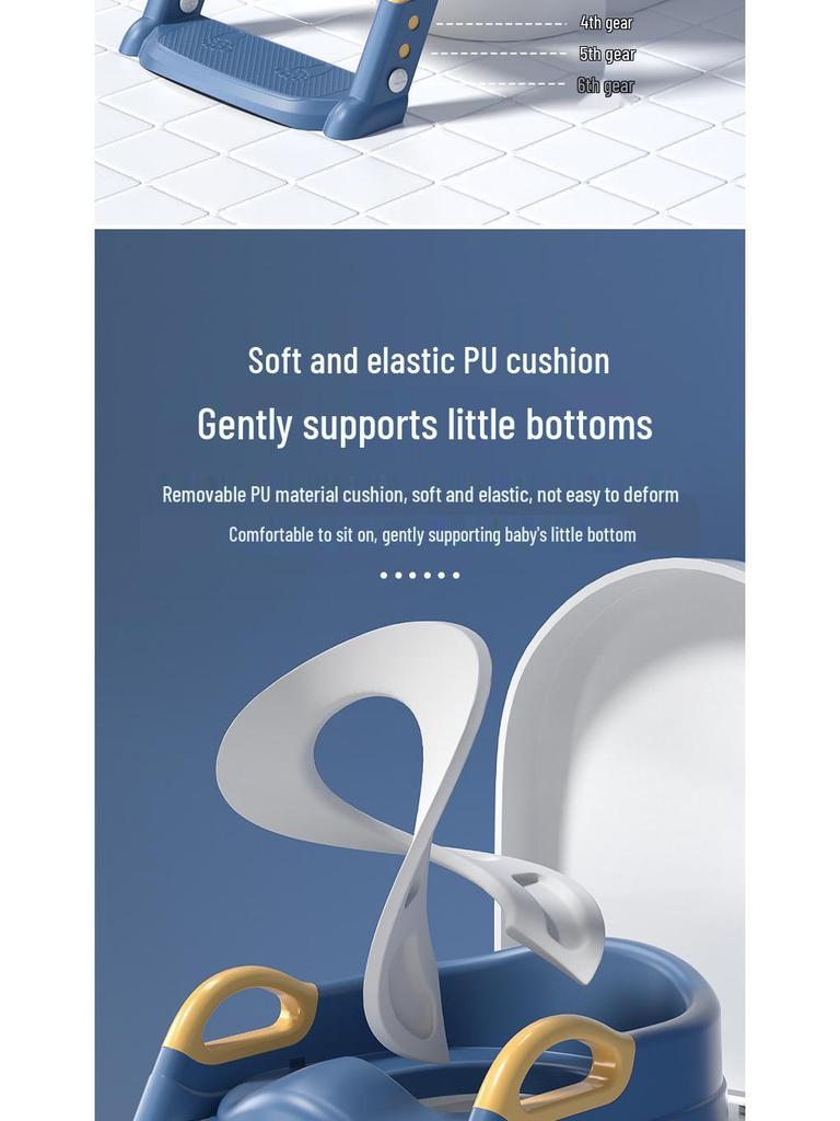 Kids' Portable Toilet Seat & Step Stool for Toilet Training